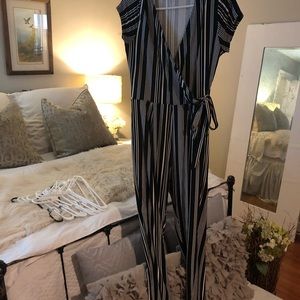 Stripe jumpsuit
